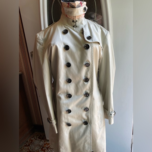 ❤️ GORGEOUS Burberry Brit Trench Sz 14 ✨ - Picture 2 of 16